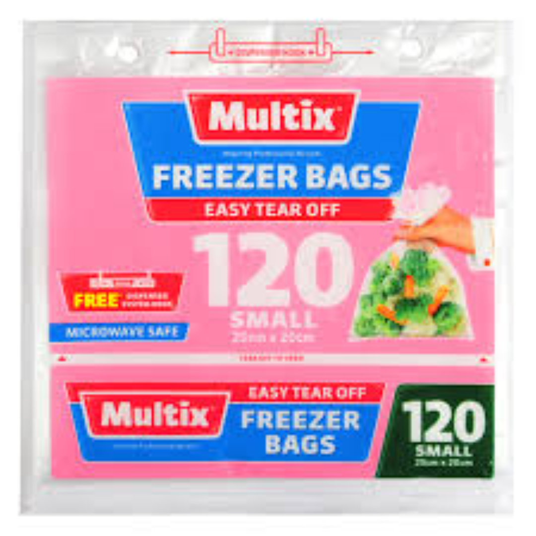 MULTIX FREEZER BAGS SMALL 120'S